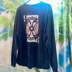 Thrasher rare long sleeve crew neck